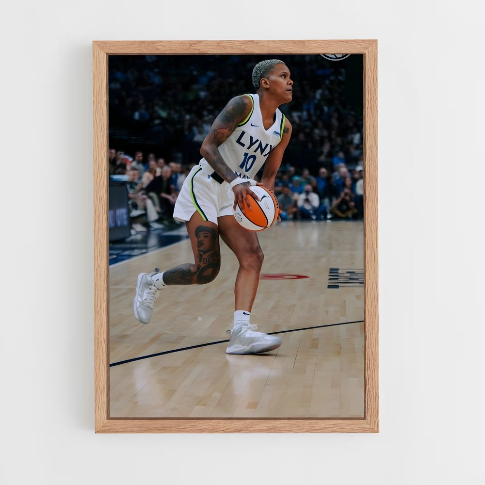 Poster Courtney de williams – affiche Basketball (vue 4)